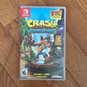 Activision Crash Bandicoot N. Sane Trilogy for Nintendo Switch - Red Case